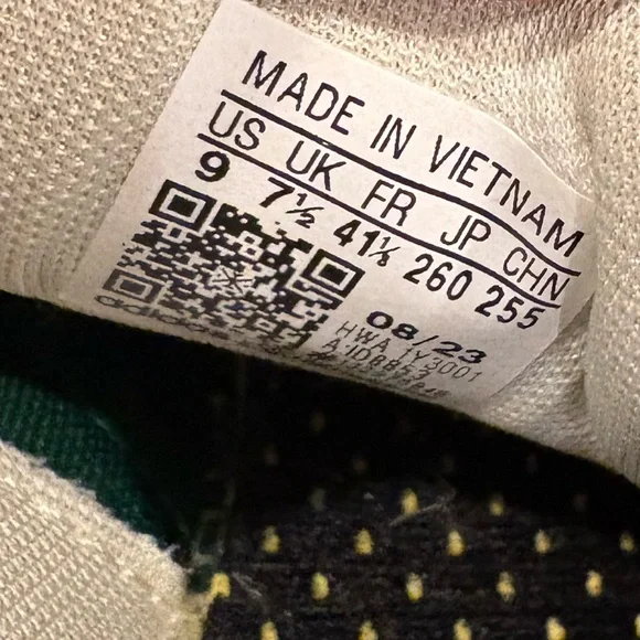 Adidas Grand Court Alpha 00s sneakers - 9 green suede with white stripes - Picture 11 of 11